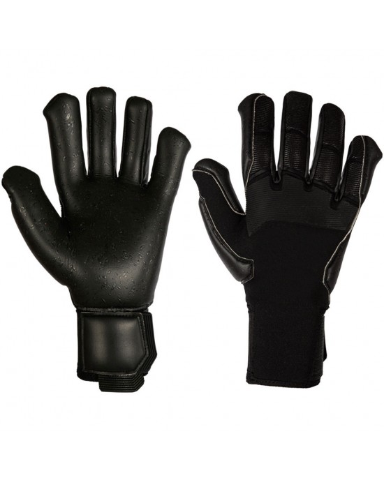 Goalkeeper Gloves Pure Black Supergrip