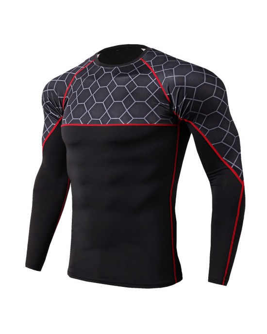 Compression MMA Rash Guard Sportswear
