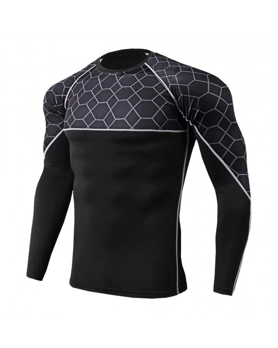 Compression MMA Rash Guard Sportswear