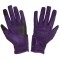 Horse Riding Gloves - LEATHER Grip Pro - Purple