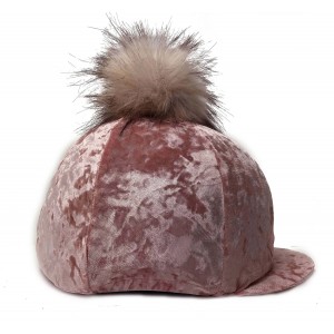 Velvet Pom Pom Riding Hat Covers