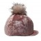 Velvet Pom Pom Riding Hat Covers