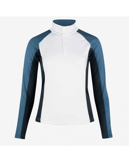  Women's Long Sleeve Show Shirt with Mesh Insert